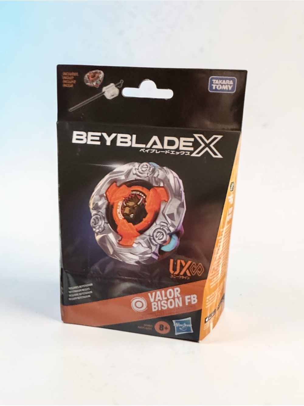Takara Beyblade X Valor Bison FB - Orange and Silver